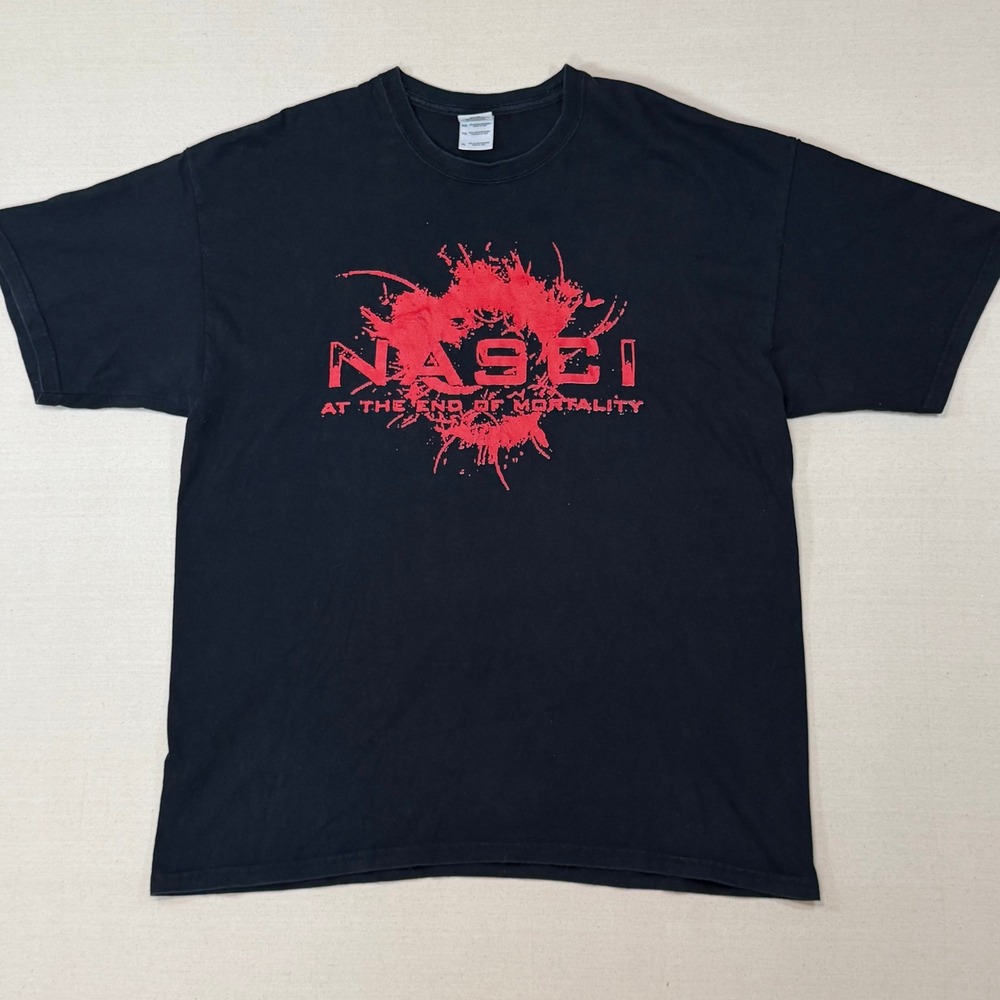 Nasci At The End Of Mortality Band Tee Shirt Size XL Bay Area Metal Hardcore
